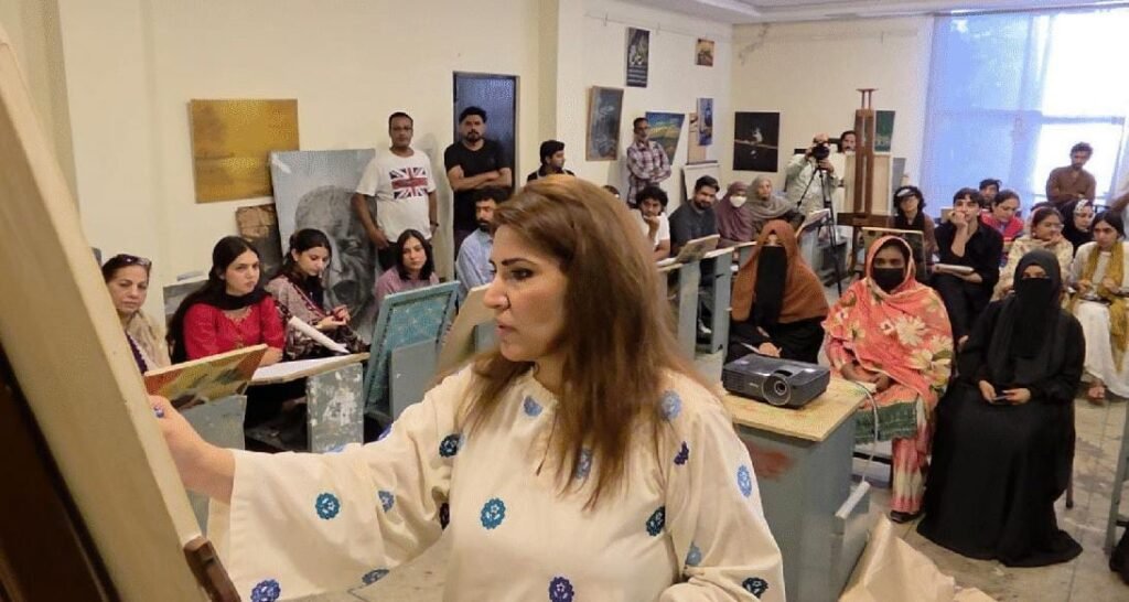 Alhamra Hosts "From Lines to Portraits" Scribble Art Workshop