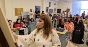 Alhamra Hosts "From Lines to Portraits" Scribble Art Workshop
