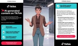 TikTok Rolls Out New Steps to Label AI Content and Curb AI Spam ISLAMABAD (GNP): TikTok has unveiled a package of measures to help users recognise, understand and responsibly engage with AI-generated content. The package covers broader AI literacy resources, improved detection of AI-generated spam, and a closer relationship with the Coalition for Content Provenance and Authenticity (C2PA). The changes extend TikTok’s existing efforts to promote transparent, responsible use of AI on the platform, protect authentic creators, and give people more insight into, and control over, the AI content they see. TikTok is widening its AI literacy work with new educational materials, an in-app learning hub and continued funding for expert organisations that teach people to use AI responsibly. It will also trial stronger detection tools aimed at accounts that exist mainly to post AI-generated spam, especially on subjects that could affect public trust or well-being. On transparency, TikTok has joined the C2PA Steering Committee and will back wider industry adoption of Content Credentials. Together with NAMLE and AI expert Henry Ajder, TikTok produced a new guide on using AI tools responsibly. Its in-app AI Hub is now live worldwide, Pakistan included, putting practical AI education within easy reach. The Hub shows up in search results when users look for AI-related terms. It offers guides, educational material and practical advice on spotting AI-generated content, understanding how it can be used, and engaging with AI responsibly. TikTok will keep supporting organisations that make AI literacy content for its community. Since the programme began in November 2025, participants such as NoFiltr and the Raspberry Pi Foundation have earned over 200 million views for content that helps people understand and use AI responsibly. TikTok has put more than US$4 million into the programme so far and intends to keep investing in its reach and impact. TikTok has long banned spam and uses technology to detect and remove fake accounts at scale, taking down over 86 million in the first three months of this year alone. It has also marked more than 3 billion videos as AI-generated, relying on a mix of Content Credentials, creator labelling tools and invisible watermarking. The company described the new measures as part of a wider effort to encourage positive uses of AI alongside safeguards and greater user control. It continues to build AI-powered creative tools, including Smart Split and AI Outline, and is testing a feature called Manage Topics, which lets users decide how much AI-generated content appears in their feeds.