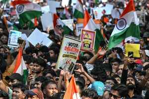 Jailed Leaders Fuel India Youth Protest Over Voter Rolls