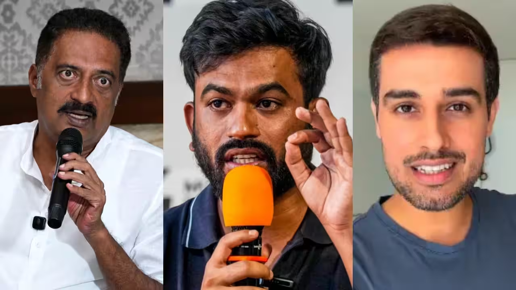 Dhruv Rathee and Prakash Raj Join CJP Voter Roll Protests