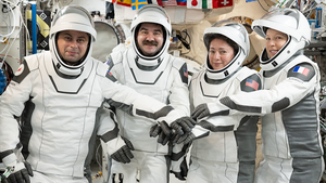 SpaceX Crew-12 Leaves ISS and Heads Home to Earth